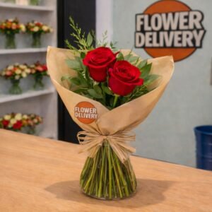 Small Red Roses Bouquet